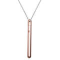 Vibrator Necklace in Rose Gold – Wearable Bullet Pendant – view 16