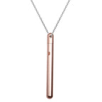 Vibrator Necklace in Rose Gold – Wearable Bullet Pendant – view 16