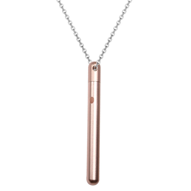 Vibrator Necklace in Rose Gold – Wearable Bullet Pendant – view 16