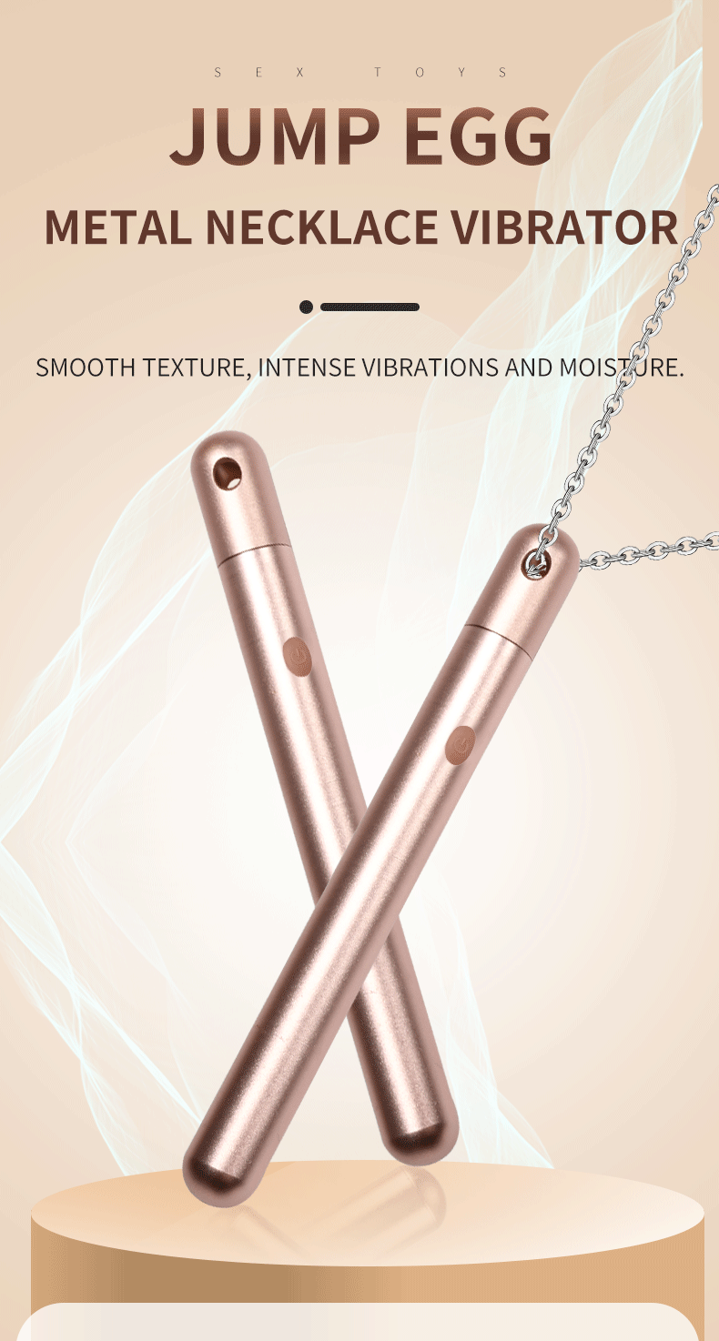 Vibrator Necklace in Rose Gold – Wearable Bullet Pendant – view 6