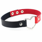 Heart Lock Choker with Key – Faux Leather, 8 Colours – view 27
