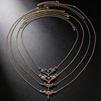 Heart and Wings Waist Chain with Zircon – view 4
