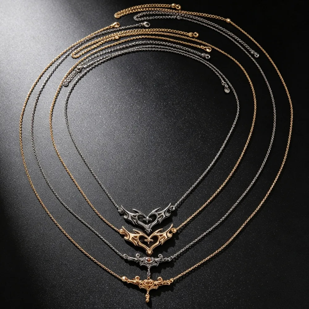 Heart and Wings Waist Chain with Zircon – view 4