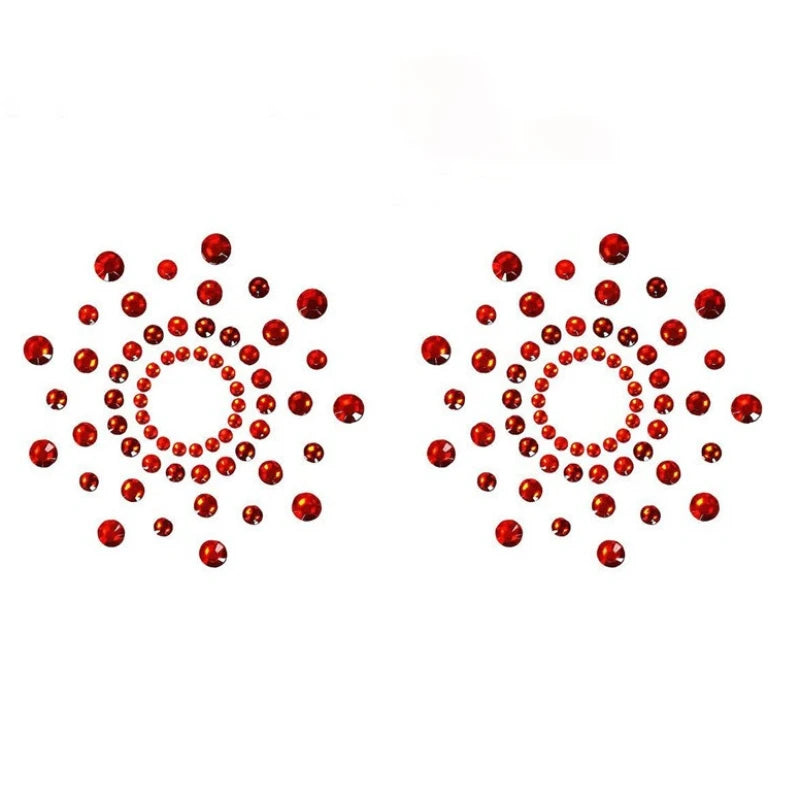 Rhinestone Pasties with Clear Adhesive – 1 or 2 Pairs – view 15