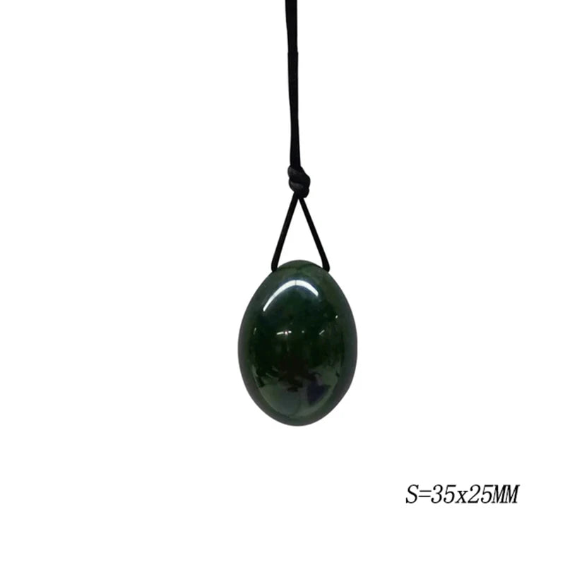 Rose Quartz Yoni Egg Set with Jade and Obsidian – view 20