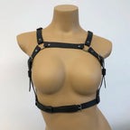 Leather Chest Harness Belt – Suspender Strap – view 1