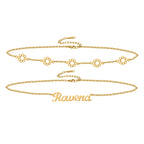 Custom Name Waist Chain – 18k Gold Plated Stainless Steel – view 4