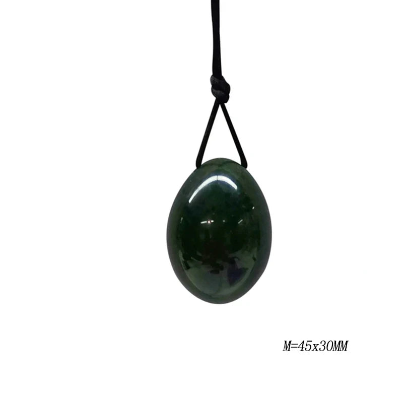 Rose Quartz Yoni Egg Set with Jade and Obsidian – view 13