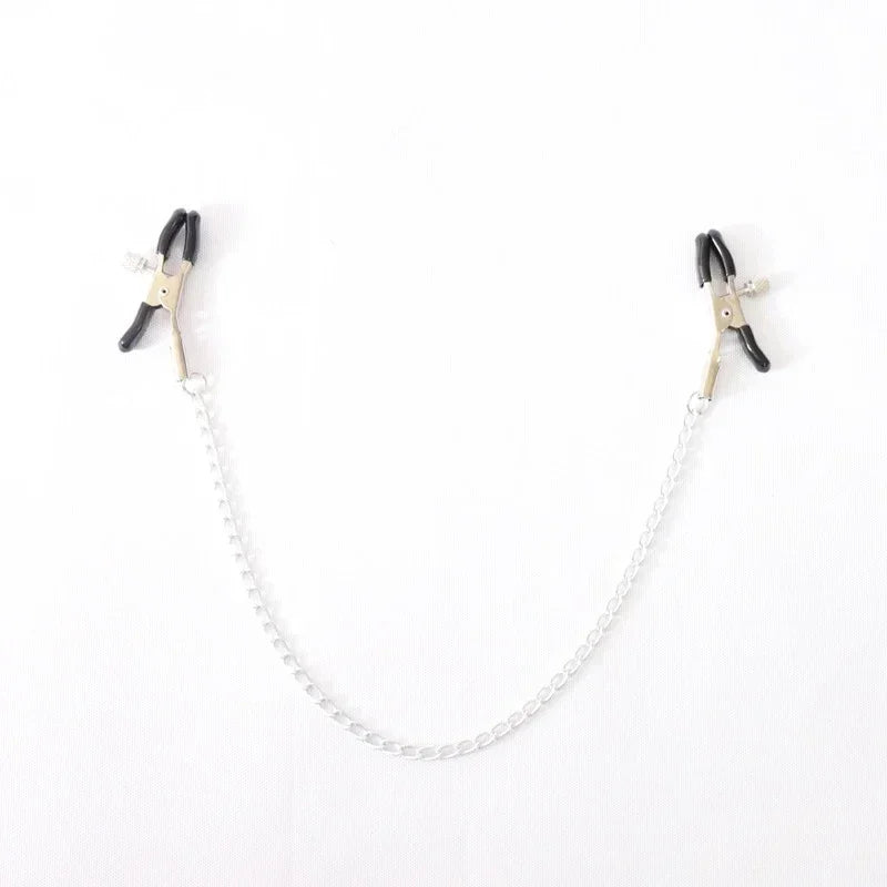 Adjustable Nipple Clamps with Chain – 4 Styles – view 10