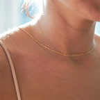 Rhinestone Back Chain Necklace – Backless Body Jewelry – view 9