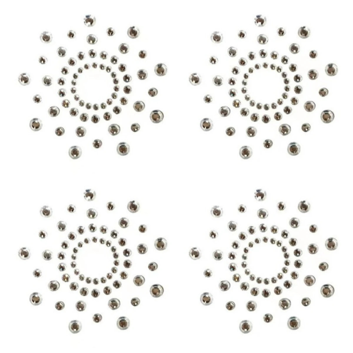 Rhinestone Pasties with Clear Adhesive – 1 or 2 Pairs – view 14