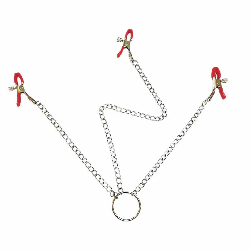 Y-Chain Nipple Clamps – Adjustable, Stainless Steel Chain – view 2