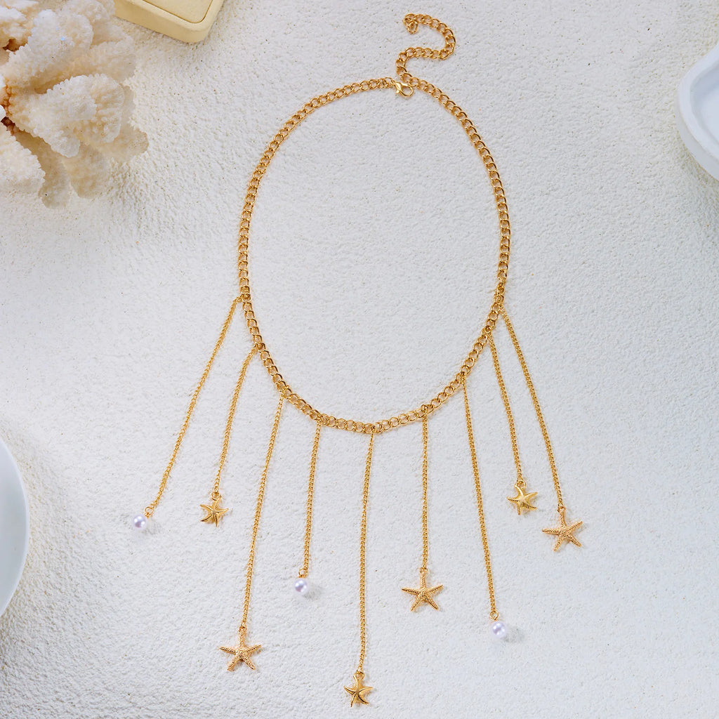 Rhinestone Thigh Chain with Crystal Tassels – view 8