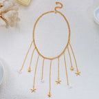 Rhinestone Thigh Chain with Crystal Tassels – view 8