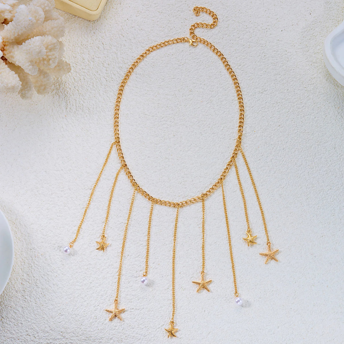 Rhinestone Thigh Chain with Crystal Tassels – view 8