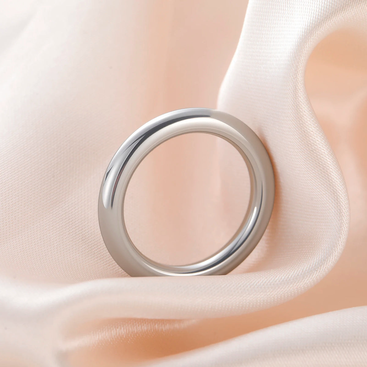 Minimalist O Ring – Gold or Silver Stainless Steel – view 10