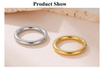 Minimalist O Ring – Gold or Silver Stainless Steel – view 9