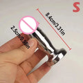 Jeweled Butt Plug in Polished Metal – S, M or L – view 9