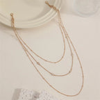 Rhinestone Back Chain Necklace – Backless Body Jewelry – view 13