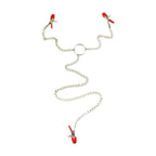 Y-Chain Nipple Clamps – Adjustable, Stainless Steel Chain – view 1