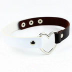 Heart Lock Choker with Key – Faux Leather, 8 Colours – view 16