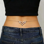 Heart and Wings Waist Chain with Zircon – view 10